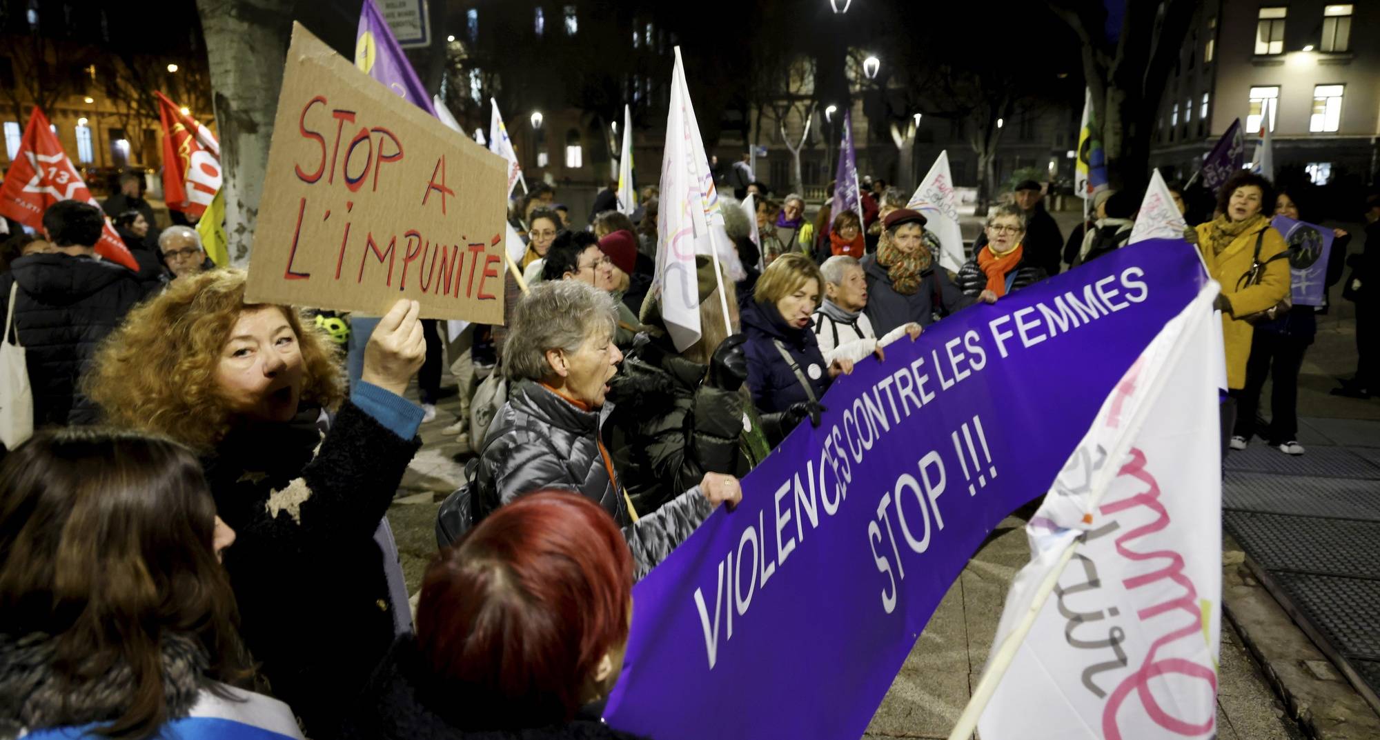 , Marseille : une centaine de personnes rassembl&eacute;es contre &laquo;&nbsp;l&rsquo;impunit&eacute;&nbsp;&raquo; autour des violences sexistes
