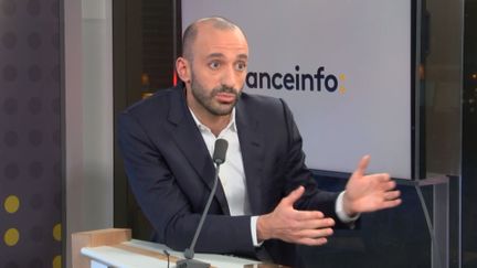 Benjamin Haddad, d&eacute;put&eacute; Renaissance, invit&eacute; du 18h20 franceinfo, le 19 janvier 2024. (FRANCEINFO / RADIO FRANCE)