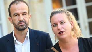 La pr&eacute;sence de LFI &agrave; l&rsquo;hommage aux victimes du Hamas ne passe pas chez ces responsables de la communaut&eacute; juive (ici Panot et Bompard le 15&nbsp;septembre 2023).