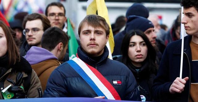 photo le d&eacute;put&eacute; du val-de-marne, louis boyard, &agrave; paris, le 21&nbsp;janvier 2023. 