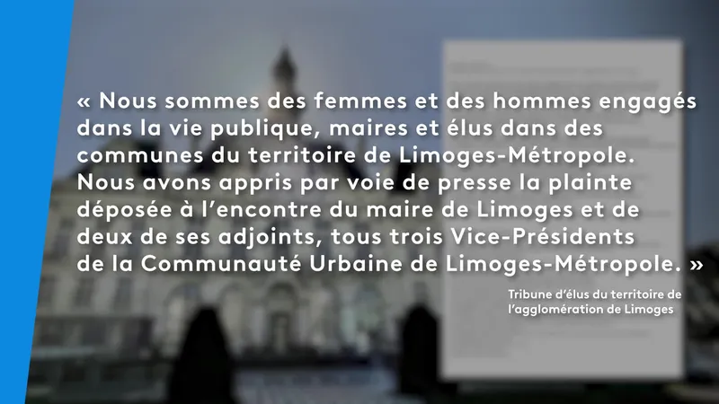 Extrait de la tribune d'&eacute;lus du territoire de l'agglom&eacute;ration de Limoges, rendue publique ce mardi 20 f&eacute;vrier 2024.
