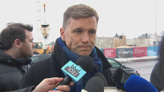 Bruno Marchand, maire de Qu&eacute;bec