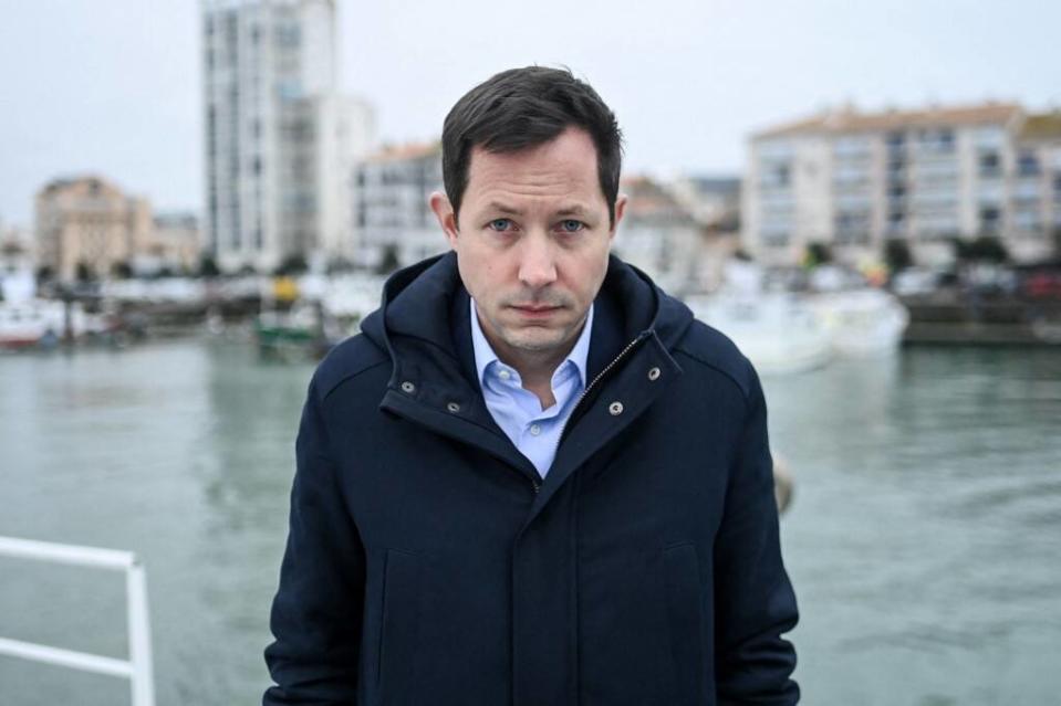 Francois-Xavier Bellamy, aux Sables d&rsquo;Olonnes le 5&nbsp;f&eacute;vrier 2024. 