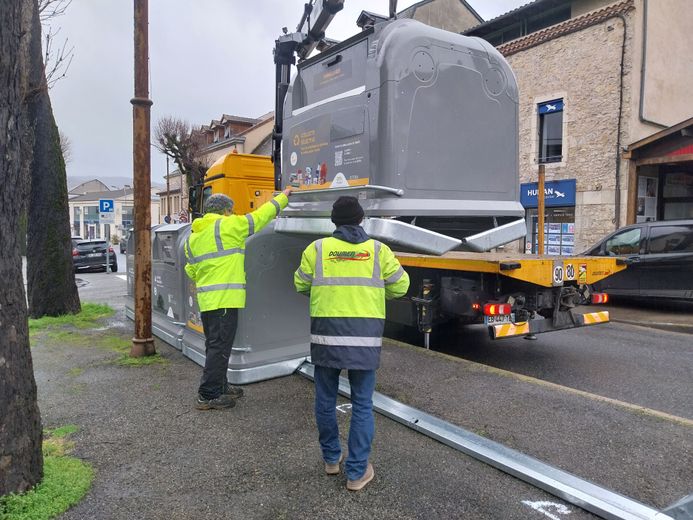 Les derniers points ont &eacute;t&eacute; install&eacute;s la semaine derni&egrave;re.