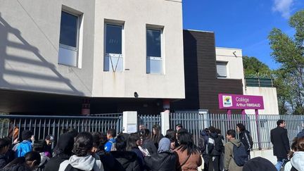 Le coll&egrave;ge Arthur-Rimbaud &agrave; Montpellier (H&eacute;rault). (ADELE CHIRON / RADIO FRANCE)