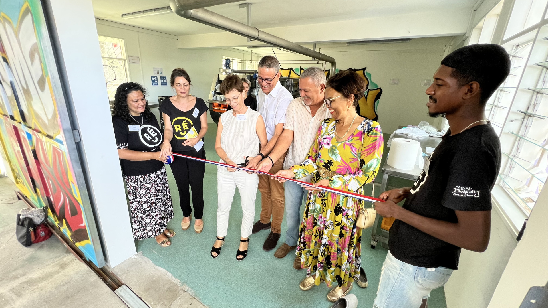 , Inauguration de la laveuse REUTILIZ