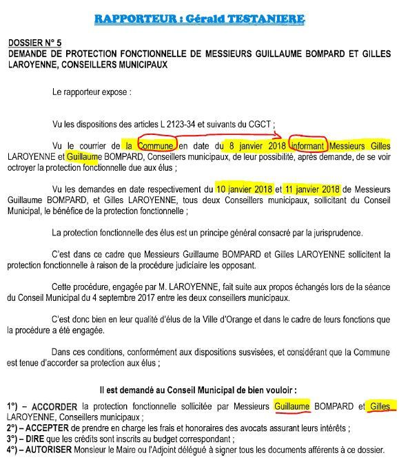 , La protection fonctionnelle accord&eacute;e &agrave; la maire de Rouvroy