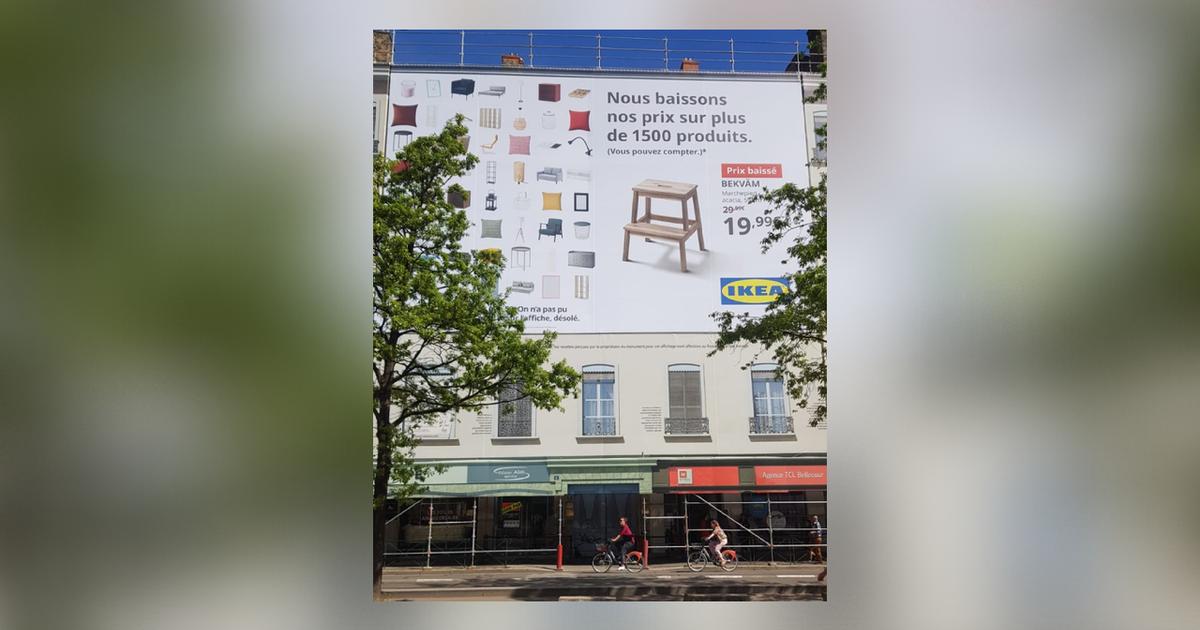 , Pub Ikea g&eacute;ante &agrave; Lyon : nouvelle passe d&rsquo;armes entre &eacute;lus &eacute;cologistes et la pr&eacute;fecture