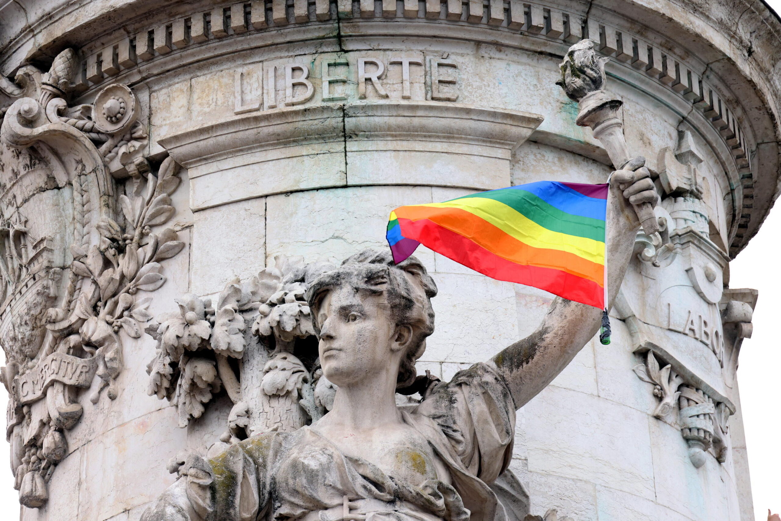 , Rassemblement de soutien &agrave; la victime d&rsquo;une agression homophobe &agrave; Paris