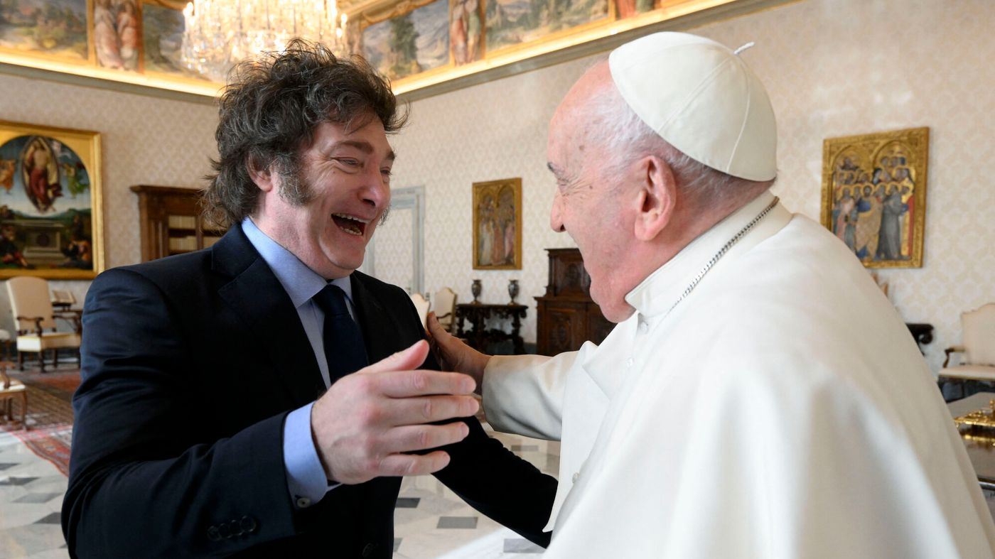 , Vatican Apr&egrave;s avoir insult&eacute; le pape, le pr&eacute;sident argentin Milei lui rend visite