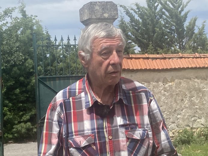 Robert Cahu, maire actuel de Canaules-et-Argenti&egrave;res