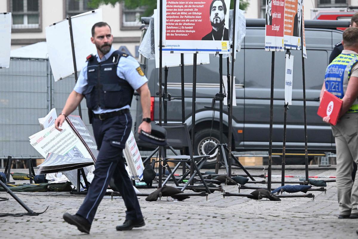 , Attaque &agrave; Mannheim : en Allemagne, la violence s&rsquo;invite de plus en plus sur la place publique