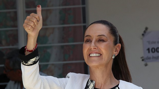 , Claudia Sheinbaum, candidate de gauche, devient la premi&egrave;re femme &eacute;lue pr&eacute;sidente du Mexique