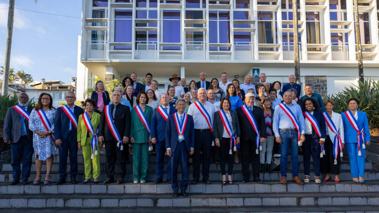 , Patrice Thien Ah Koon &eacute;lu Maire du Tampon