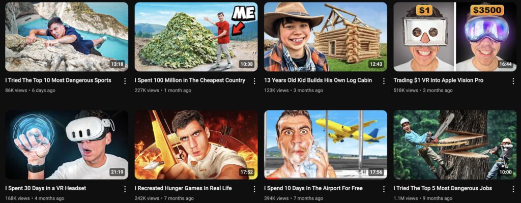 Les vid&eacute;os sur la cha&icirc;ne YouTube de Fidias // Source : Capture d'&eacute;cran Numerama
