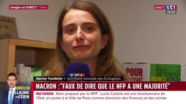 Marine Tondelier (Les &Eacute;cologistes) : "il faut nommer Lucie Castets"