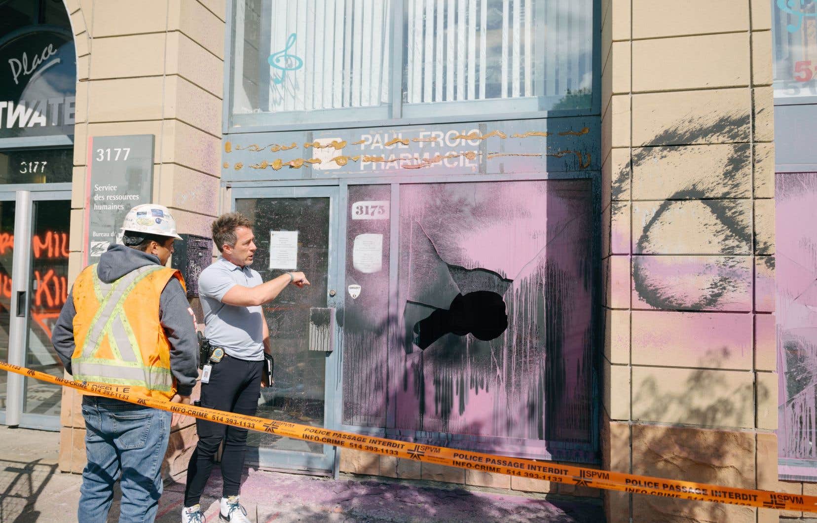 , Le bureau du ministre Marc Miller vandalis&eacute;, sympt&ocirc;me des probl&egrave;mes de s&eacute;curit&eacute; des &eacute;lus