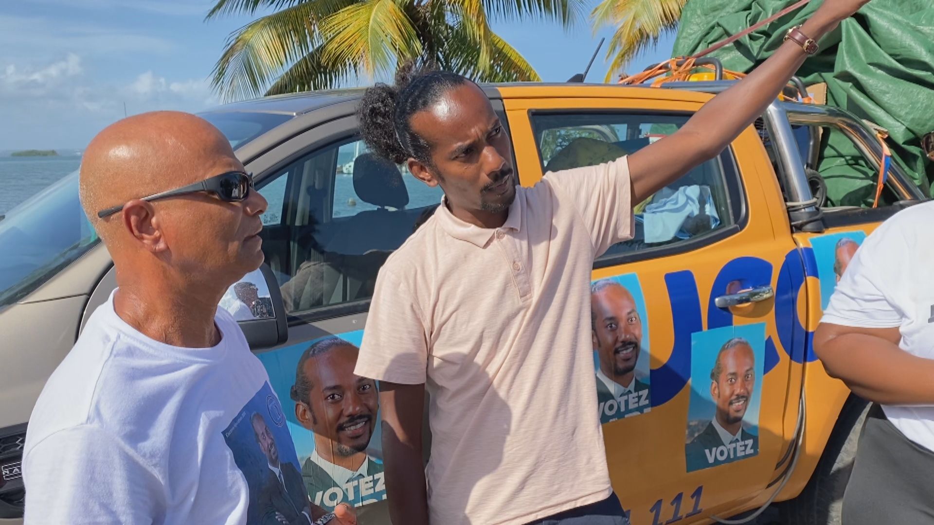 Rody Tolassy (RN), en campagne dans la 3&egrave;me circonscription