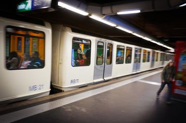 Une station de m&eacute;tro &agrave; Marseille (image d'illustration).