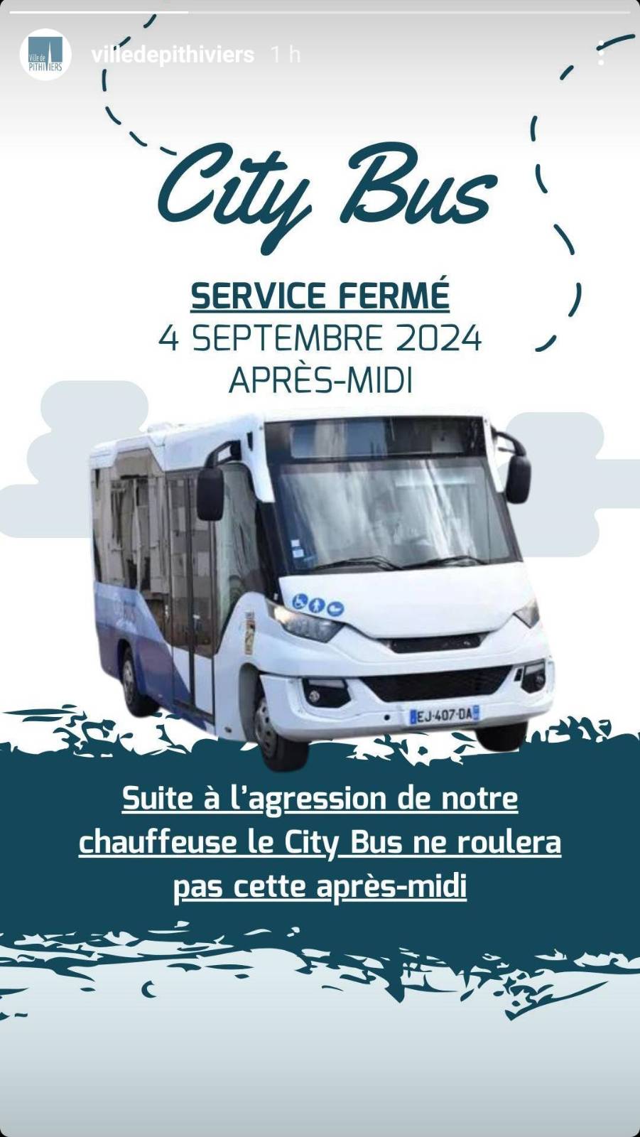 , Agression dans le citybus de Pithiviers, trois personnes hospitalis&eacute;es