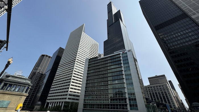 Le centre-ville de Chicago.