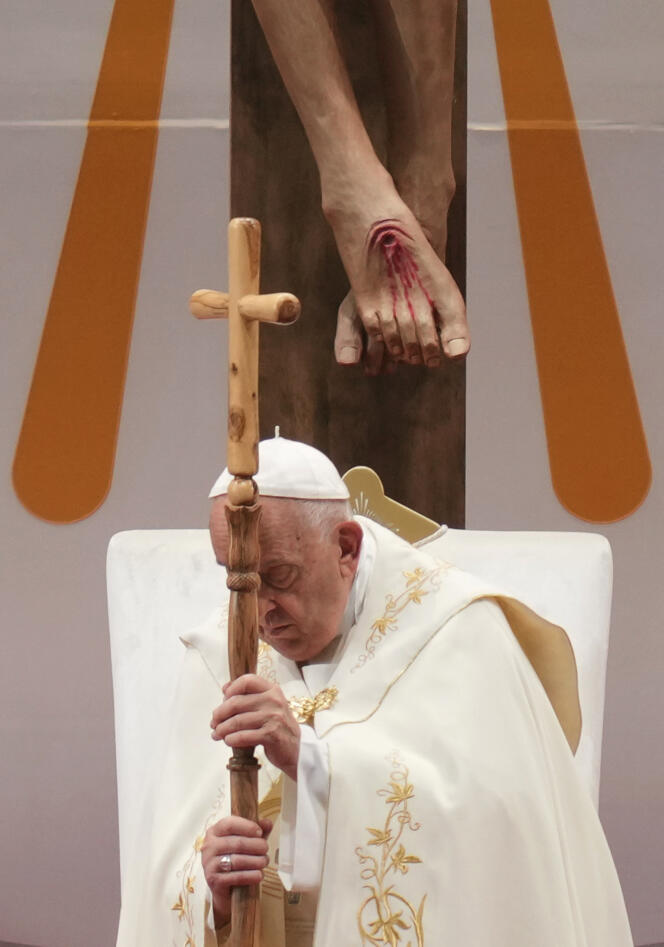 Le pape Fran&ccedil;ois, &agrave; Singapour, le 12&nbsp;septembre 2024. 