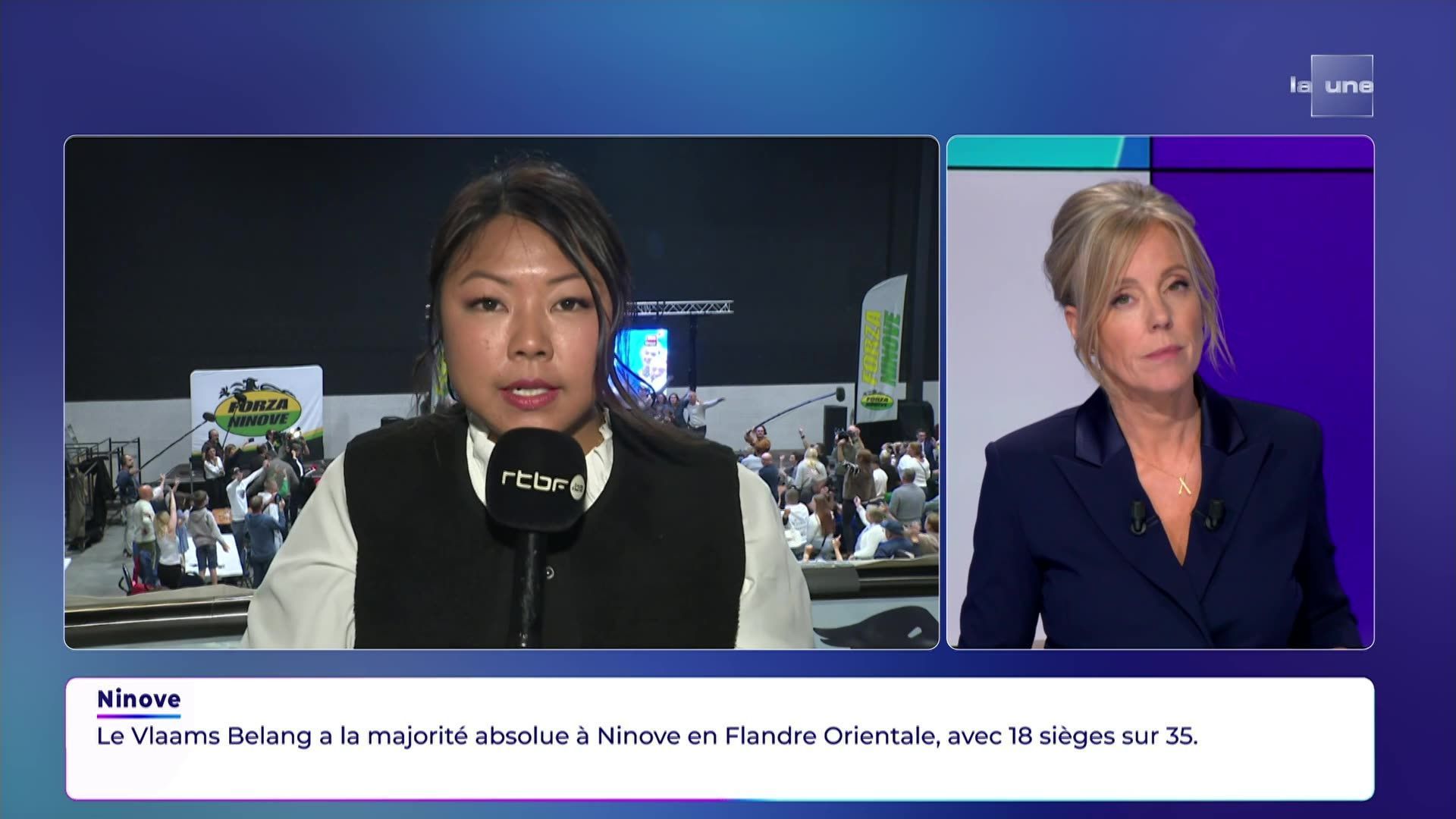 , Des journalistes de la RTBF bouscul&eacute;s et insult&eacute;s par un militant de Forza Ninove, le Vlaams Belang local
