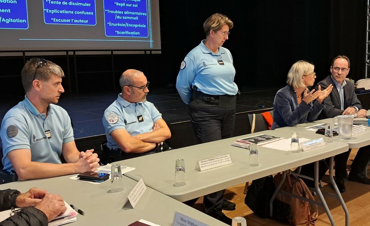 , G&eacute;mozac : la sous-pr&eacute;fecture en campagne contre les violences intrafamiliales