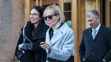 Elizabeth Jean Carroll &agrave; New York (Etat-Unis), le 17 janvier 2024. (SELCUK ACAR / ANADOLU / AFP)