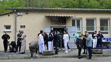 La mosqu&eacute;e Khadija de La Grand-Combe dans le Gard, le 27 avril 2025. (MIGUEL MEDINA / AFP)