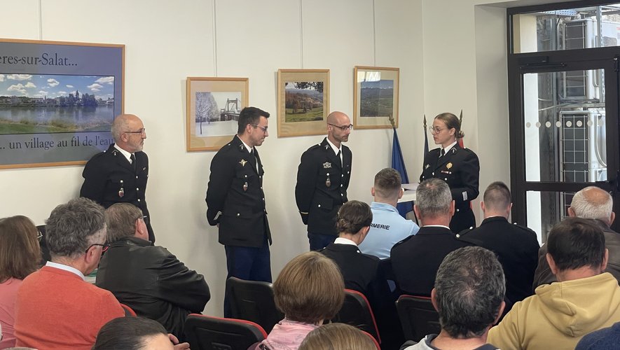 , Salies-du-Salat. La gendarmerie pr&eacute;sente son bilan aux &eacute;lus
