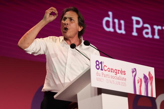 Discours de J&eacute;r&ocirc;me Guedj, lors du congr&egrave;s du Parti socialiste, &agrave; Nancy (Meurthe-et-Moselle), le 14&nbsp;juin 2025.