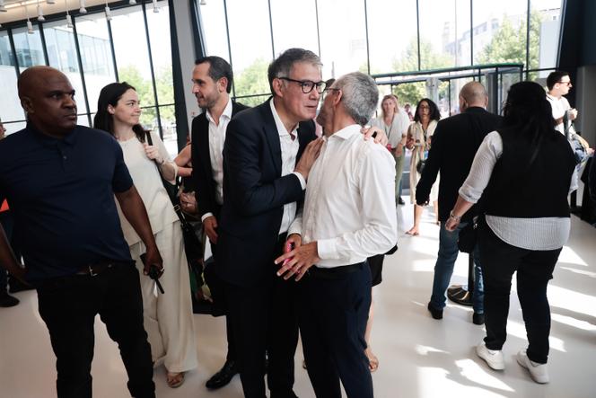 Lors de l&rsquo;arriv&eacute;e d&rsquo;Olivier Faure au 81ᵉ congr&egrave;s du Parti socialiste, &agrave; Nancy, le 14&nbsp;juin&nbsp;2025.