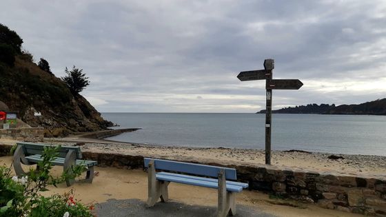 La plage du Palus &agrave; Plouha