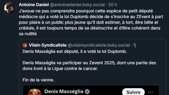Antoine Daniel insulte un d&eacute;put&eacute; Renaissance