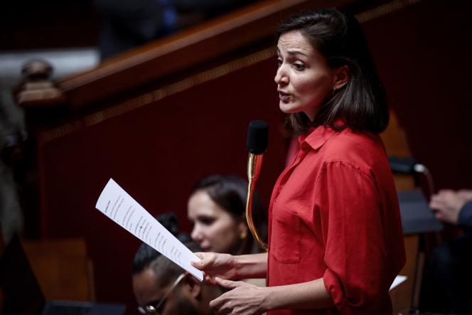 La d&eacute;put&eacute;e &eacute;cologiste du Rh&ocirc;ne Marie-Charlotte Garin, &agrave; l&rsquo;Assembl&eacute;e nationale, &agrave; Paris, le 8&nbsp;juillet&nbsp;2025. 