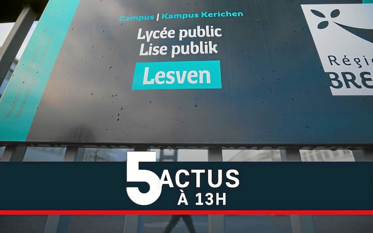 , Agression au lyc&eacute;e Jules-Lesven &agrave; Brest, vols de v&eacute;los dans le grand Ouest, DJ Snake &agrave; la F&ecirc;te du Bruit de Landerneau : le point &agrave; la mi-journ&eacute;e