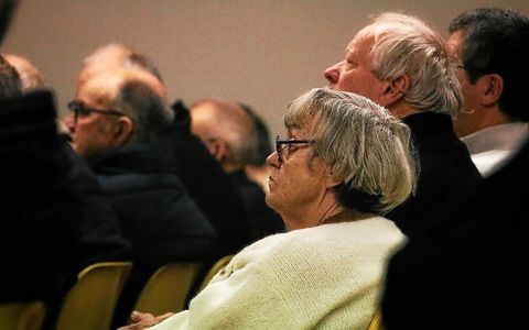 Environ 150 personnes ont pris part &agrave; la c&eacute;r&eacute;monie des v&oelig;ux du maire de Br&eacute;hand &agrave; la population, dimanche 4&nbsp;janvier.