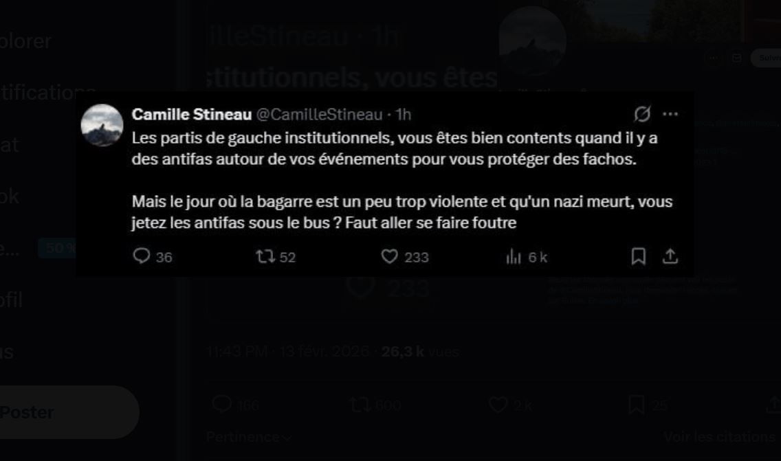 , Agression de Quentin &agrave; Lyon : la justice saisie apr&egrave;s la r&eacute;action &laquo;indigne&raquo; d&rsquo;un journaliste d&rsquo;extr&ecirc;me gauche