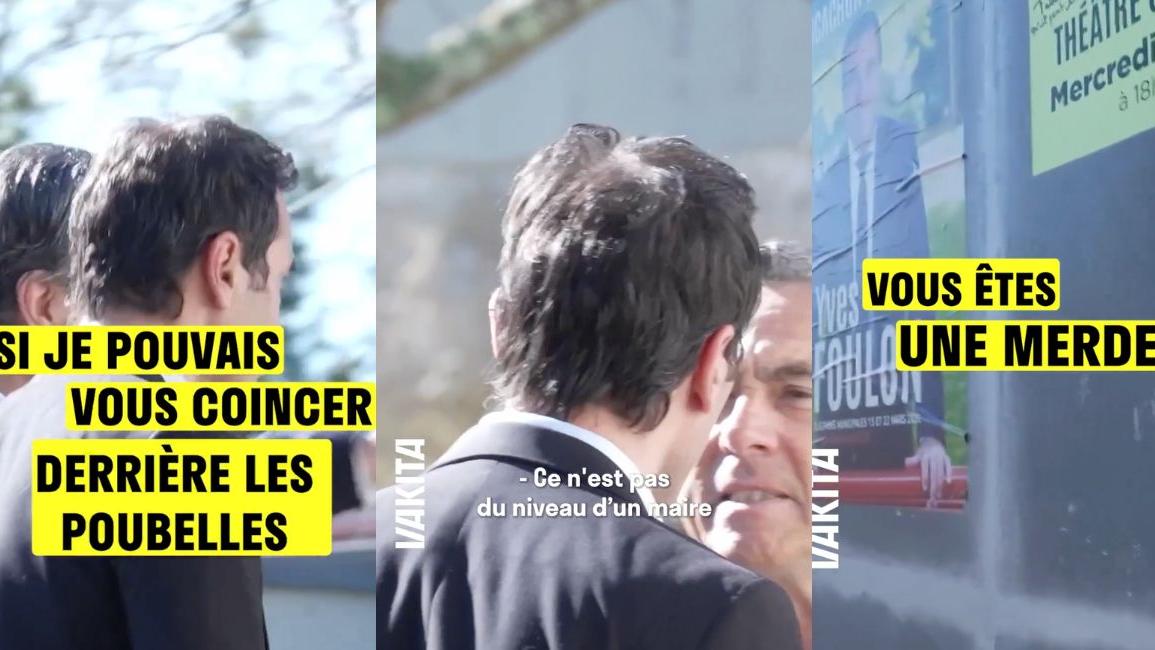 , &Agrave; Arcachon, une vid&eacute;o montre le maire Yves Foulon insulter et menacer son opposant Vital Baude devant un bureau de vote