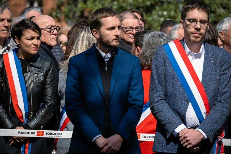 Fran&ccedil;ois Piquemal et Hadrien Clouet, d&eacute;put&eacute;s de Toulouse.