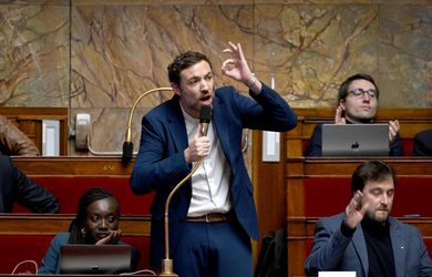 Le député de La France insoumise, Thomas Portes, le 10 février 2023.