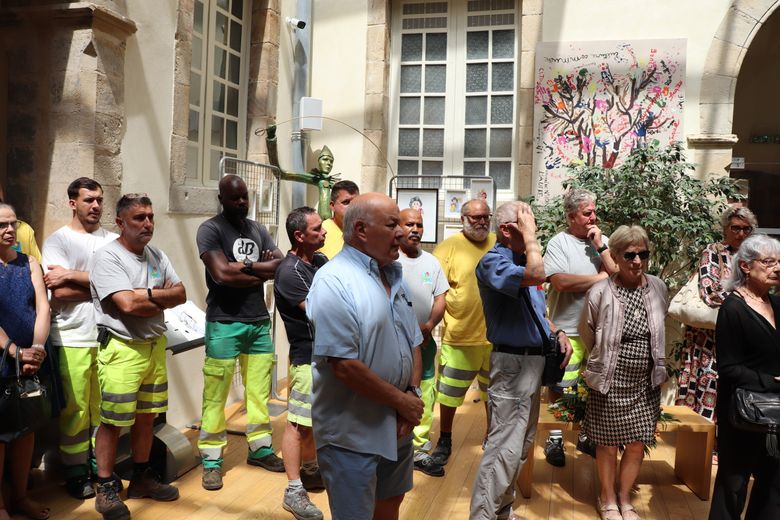 Plusieurs services municipaux étaient représentés.