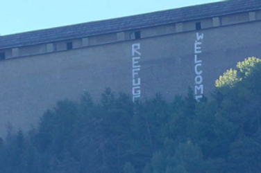 Tag &laquo;Refugees Welcome&raquo;. (Capture d'&eacute;cran).